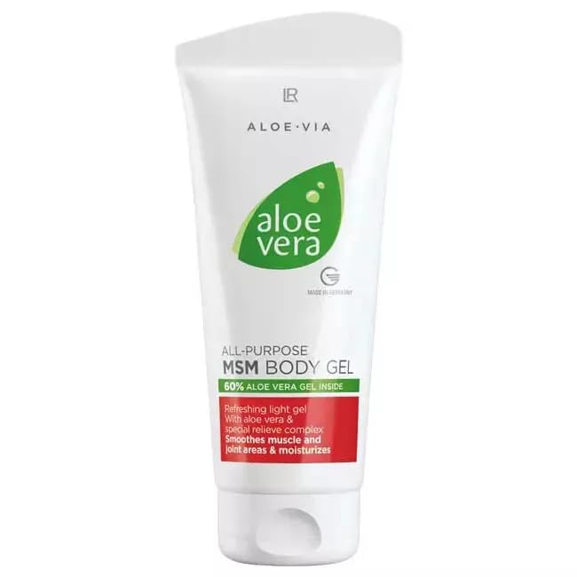 LR Health&Beauty Aloe Via Aloe Vera Relaxing MSM Thermal Gel Moisturising Body Care Women Men 200 ml./6.7 fl.oz.