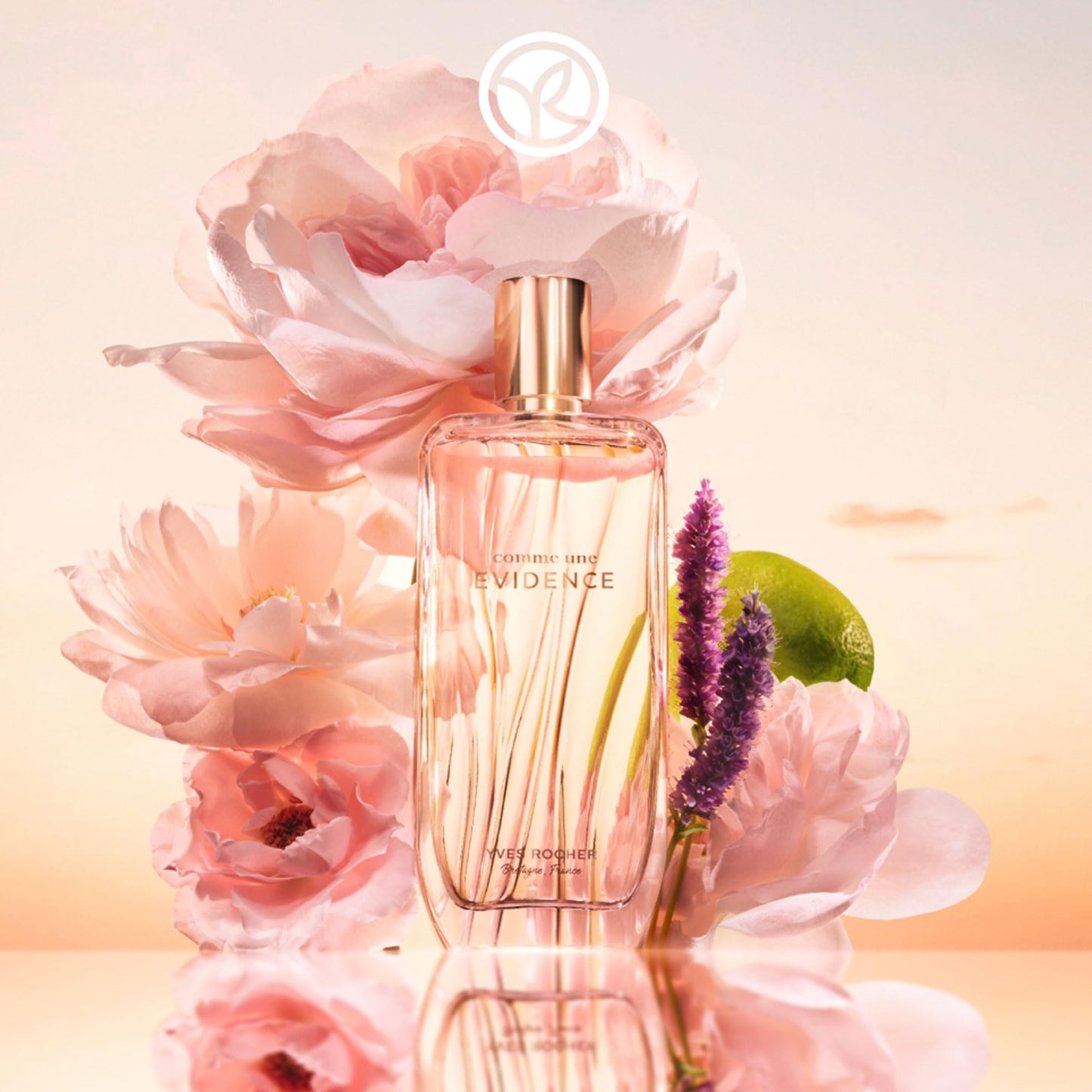 Yves Rocher Comme une Evidence Eau de Parfum - Travel Size 10 ml./0.3 fl. oz. Spray.