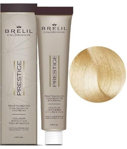 Brelil Colorianne Prestige Technologically Advanced Cream Dyeing Treatment Hydra Color Technology, Gold Platinum Superlightener, 100 ml./3.38 fl.oz. (100/3)