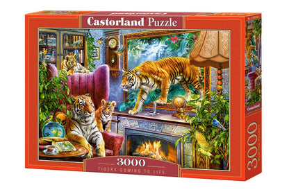 Castorland Puzzle 3000 Pieces, Tigers Comming to Life - С-300556