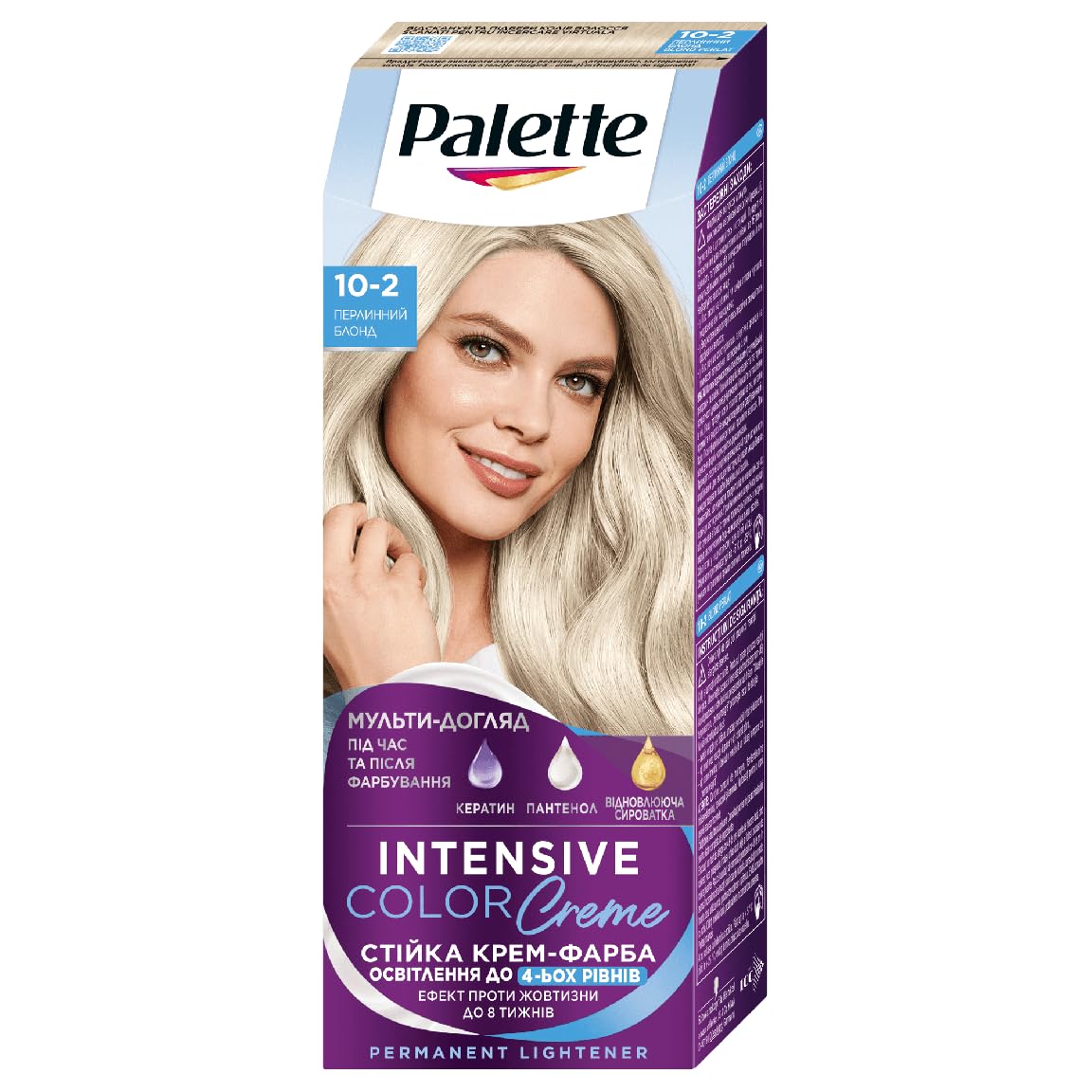 Palette Intensive Color Creme, 110 ml./3.7 fl.oz. (10-2 (A10) - Ash Blonde)