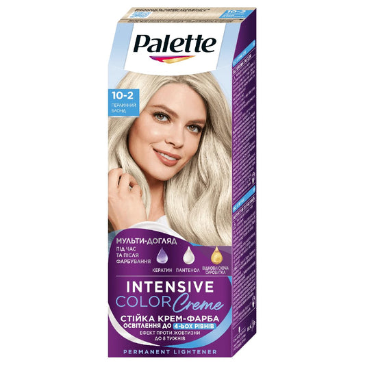 Palette Intensive Color Creme, 110 ml./3.7 fl.oz. (10-2 (A10) - Ash Blonde)