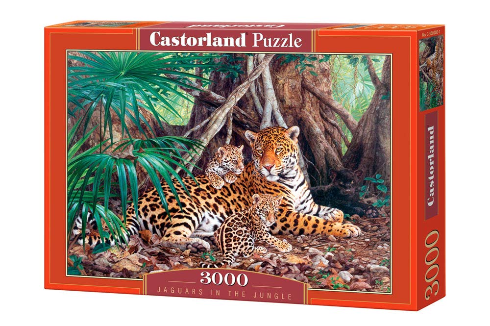 Castorland Puzzle 3000 Pieces, Jaguars in The Jungle - С-300280