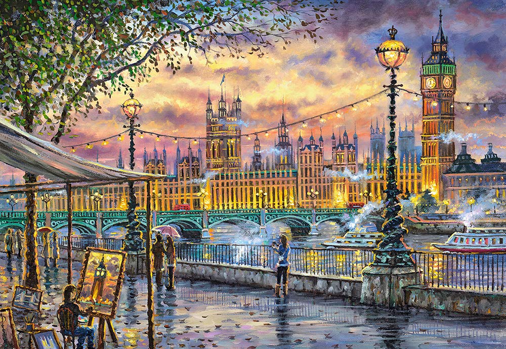 Castorland Puzzle 1000 Pieces, Inspirations of London - С-104437