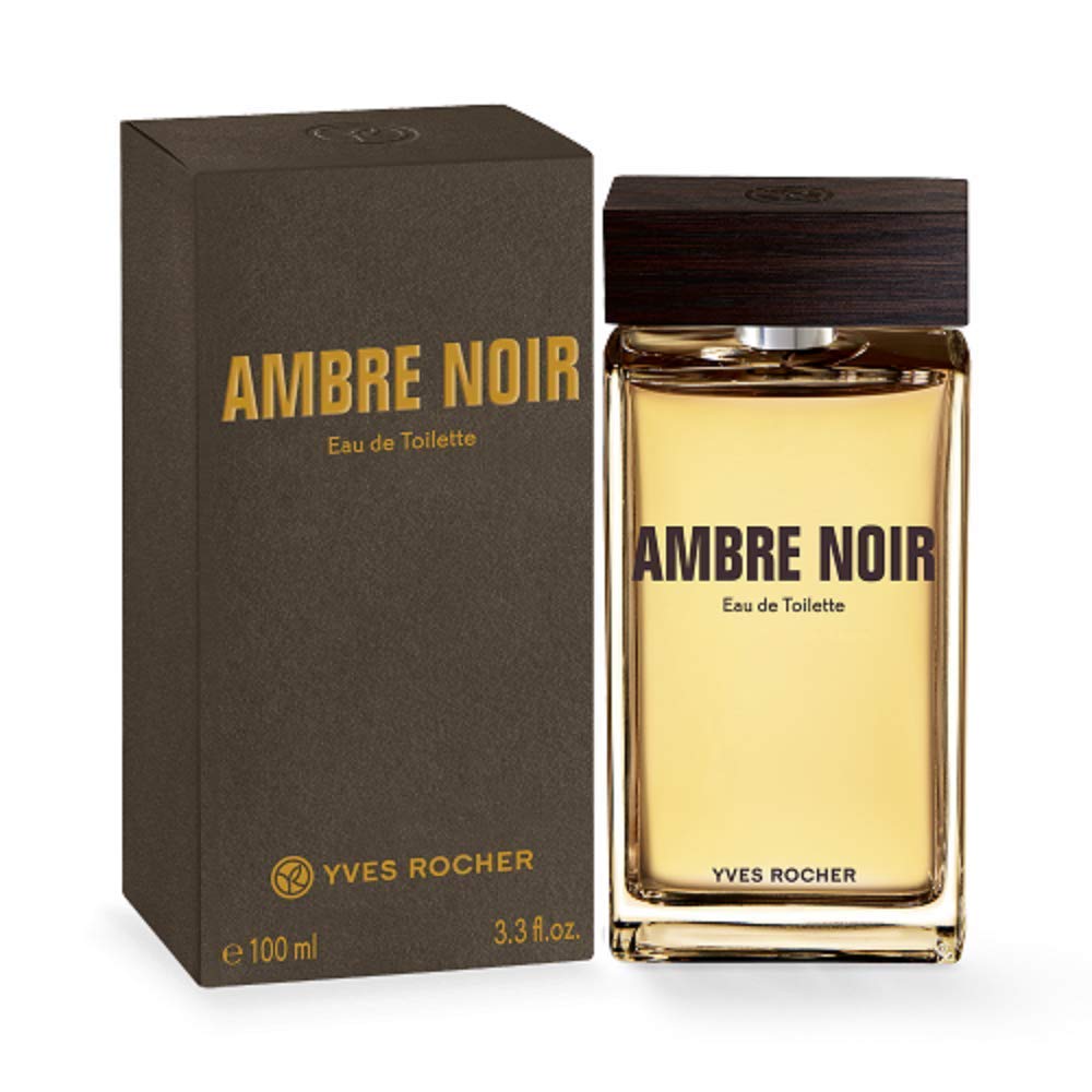 Yves Rocher Ambre Noir - Eau de Toilette for Men, 100 ml./3.38 fl.oz.