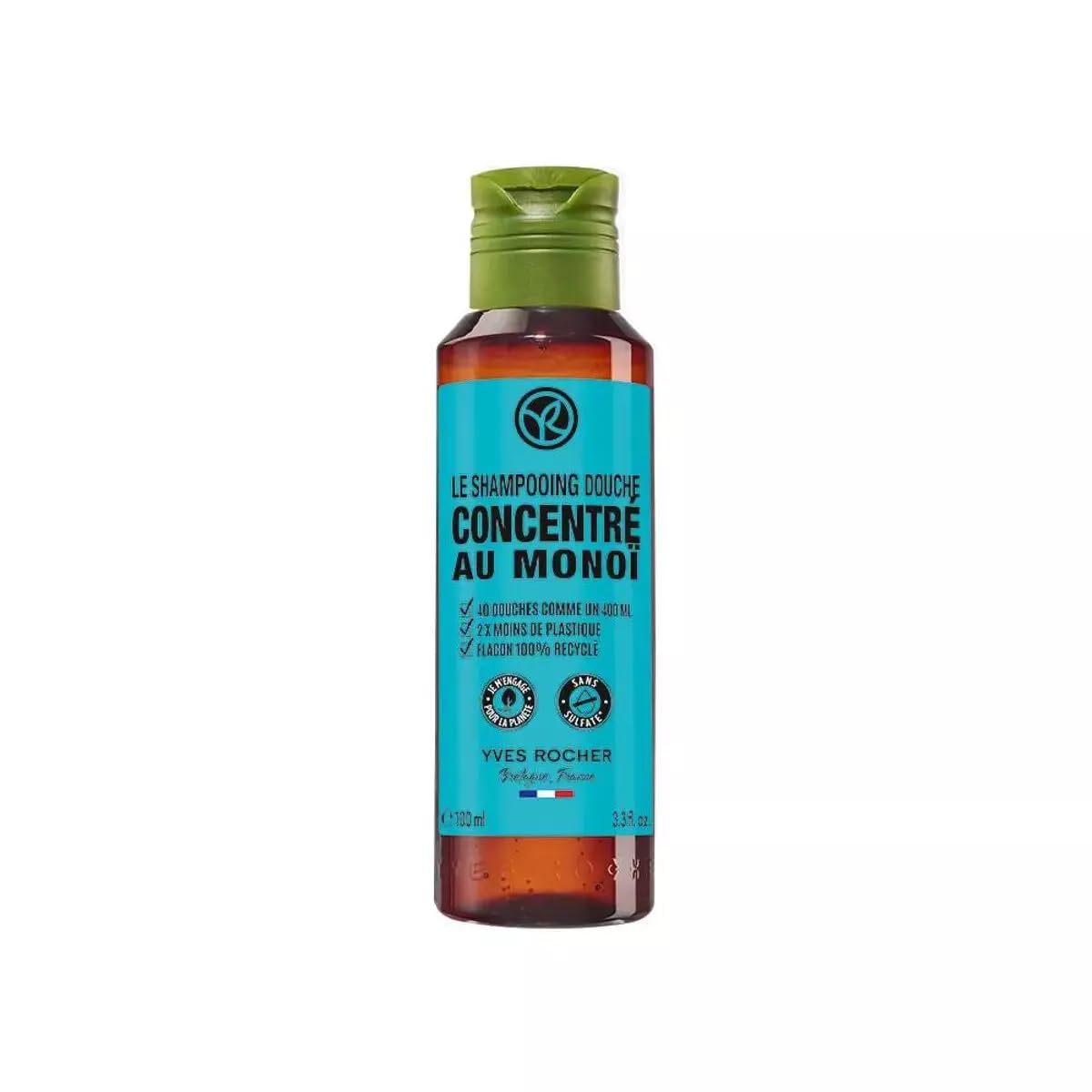Yves Rocher Concentrated Moisturizing Monoi Shower and Bath Body Gel - 100 ml. / 3.3 fl.oz.