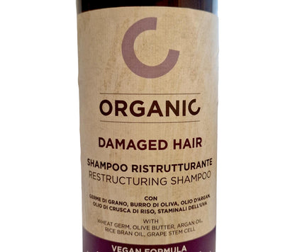 Punti di Vista Organic Damaged Hair Shampoo Repairing Damaged Hair 33.3 fl.oz.