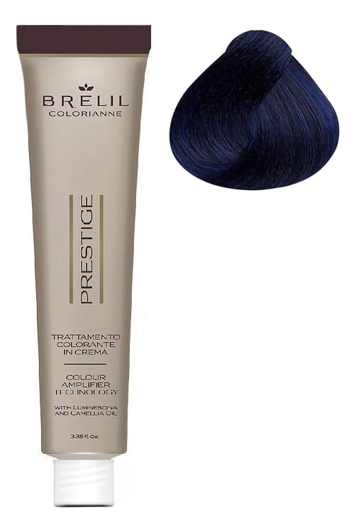 Brelil Colorianne Prestige Technologically Advanced Cream Dyeing Treatment Hydra Color Technology, Blue Enhancer, 100 ml./3.38 fl.oz. (11)