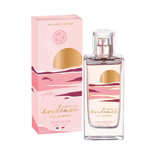 Yves Rocher Eau de Parfum for Women, Large Size - Comme Une Evidence, Collector's Edition, 100 ml./3.38 fl.oz.