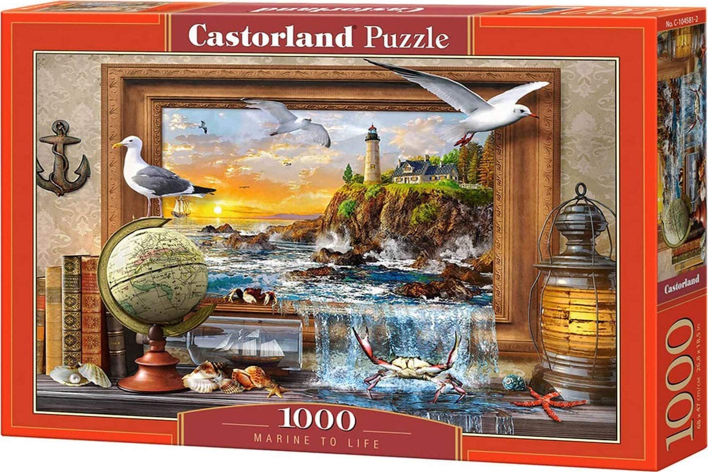 Castorland Puzzle 1000 Pieces, Marine to Life - С-104581