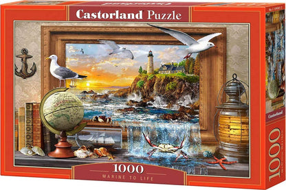 Castorland Puzzle 1000 Pieces, Marine to Life - С-104581