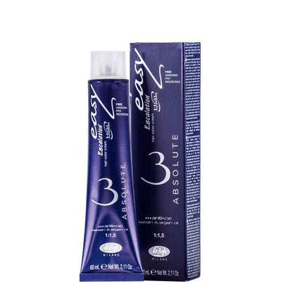 Lisap Easy Absolute 3 Hair Color Cream, 60 ml./2 fl.oz. (55/56 - Light Red Violet Brown)
