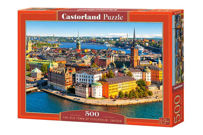 Castorland Puzzle 500 Pieces, The Old Town of Stockholm, Sweden - В-52790