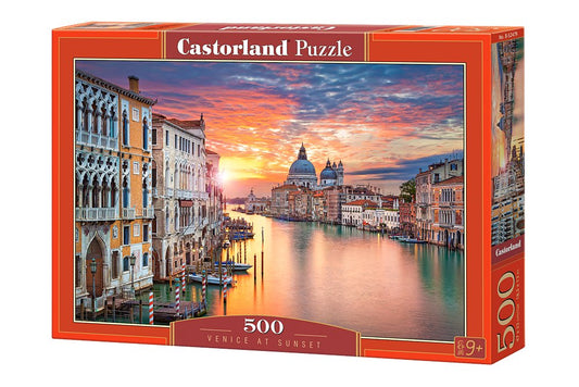 Castorland Puzzle 500 Pieces, Venice at Sunset - В-52479