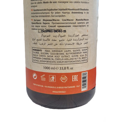 Punti di Vista Organic Rejuvenating Toning Shampoo 1000 ml./33.3 fl.oz.