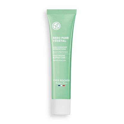 Yves Rocher Sebo Pure Vegetal Moisturising Anti-Blemishes Care Blemish Prone Skin - 40 ml. / 1.5 Fl.Oz.