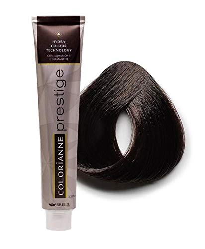 Brelil Colorianne Prestige Technologically Advanced Cream Dyeing Treatment Hydra Color Technology, Light Chestnut Brown, 100 ml./3.38 fl.oz. (5/35)