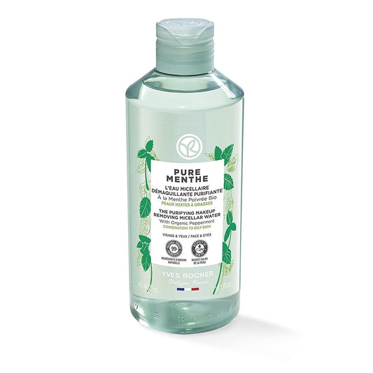 Yves Rocher Purifying Makeup Removing Micellar Water for Combination and Oily Skin - Pure Menthe