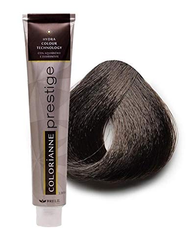 Brelil Colorianne Prestige Technologically Advanced Cream Dyeing Treatment Hydra Color Technology, Choco Ice Brown, 100 ml./3.38 fl.oz. (4/18)