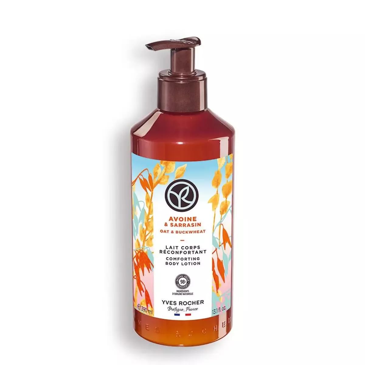 Yves Rocher Sensual Body Lotion Nourishing Moisturising - Oats & Buckwheat Scent Women Skin Day Care 390 ml./13.1 fl. oz.