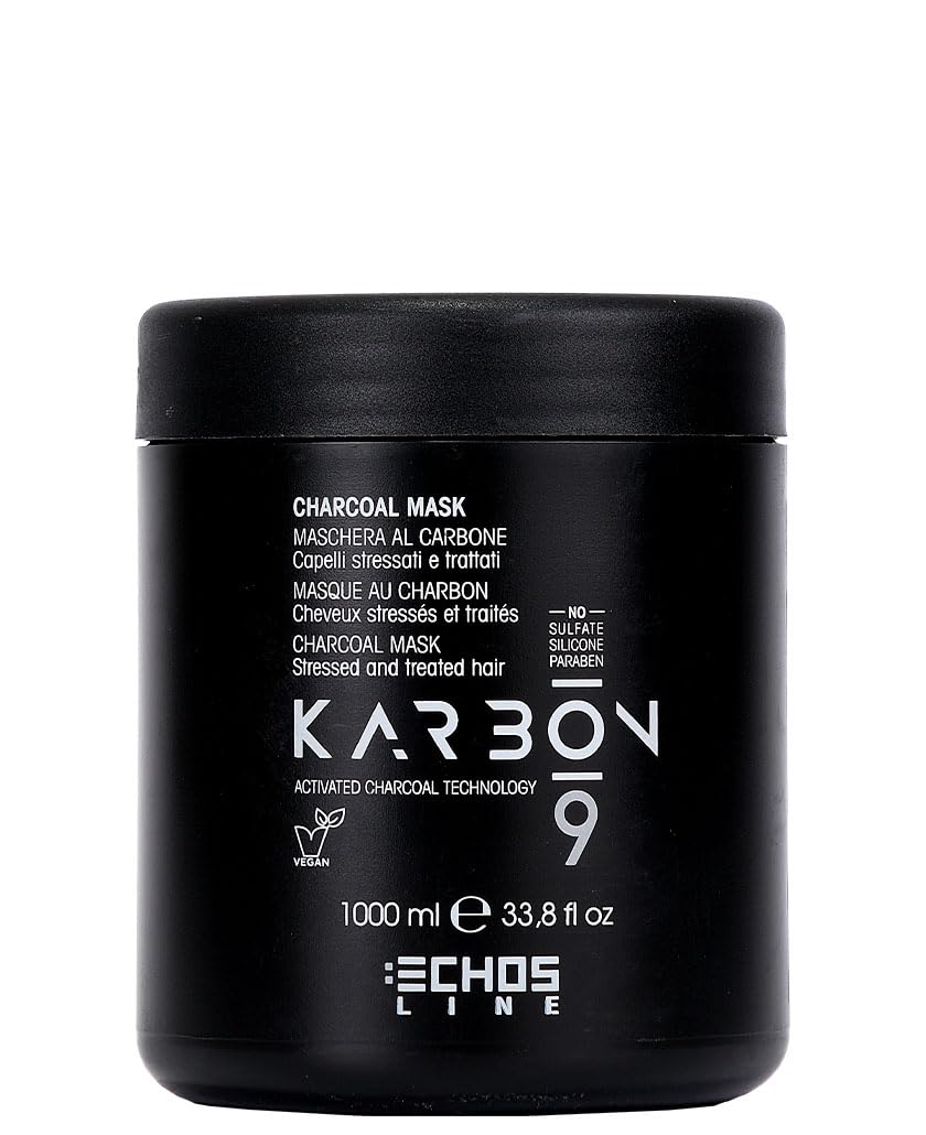 echosline Karbon 9 Charcoal Vegan Organic Mask Carbon Based (1000 ml)