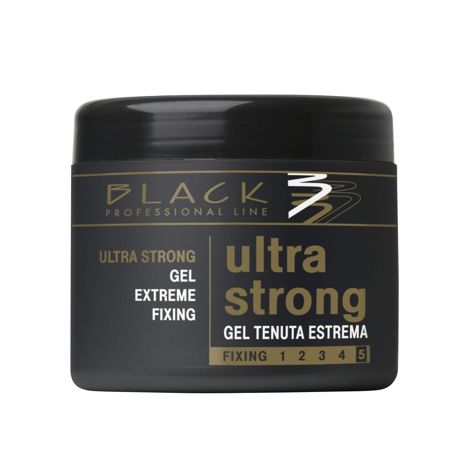 Black Professional Line Ultra Strong Extreme Hold Gel, 500 ml./16.9 fl.oz.
