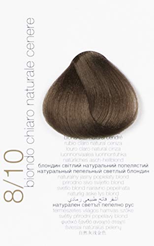 Brelil Colorianne Prestige Technologically Advanced Cream Dyeing Treatment Hydra Color Technology, Light Ash Blonde, 100 ml./3.38 fl.oz. (8/10)