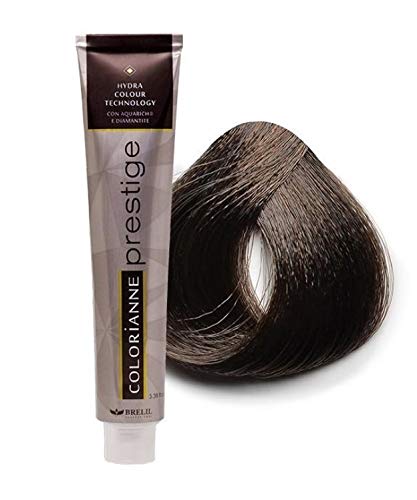 Brelil Colorianne Prestige Technologically Advanced Cream Dyeing Treatment Hydra Color Technology, Dark Ash Blonde, 100 ml./3.38 fl.oz. (6/10)