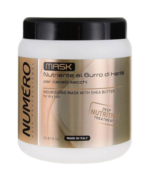 Brelil Numero Nourishing Mask With Shea Butter for dry Hair (33.81 fl.oz.)