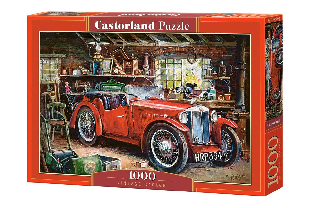 Castorland Puzzle 1000 Pieces, Vintage Garage - С-104574