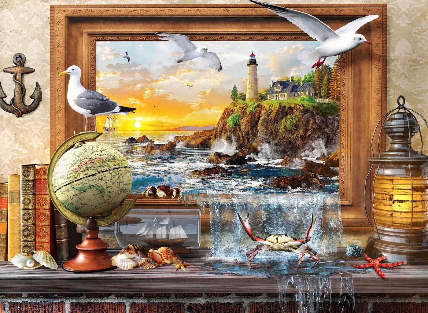 Castorland Puzzle 1000 Pieces, Marine to Life - С-104581