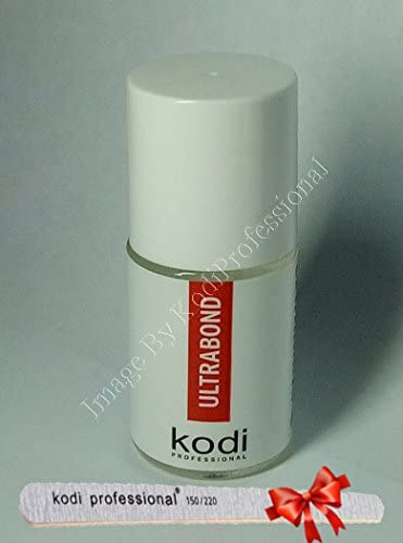 Kodi Professional Ultrabond Nail Fresher Primer Cleanser Tips Off 10 15 160 250 500 ml, 0.3 0.5 5.4 8.5 16.9 oz + Present Kodi Nail File (Ultrabond 15 ml.)
