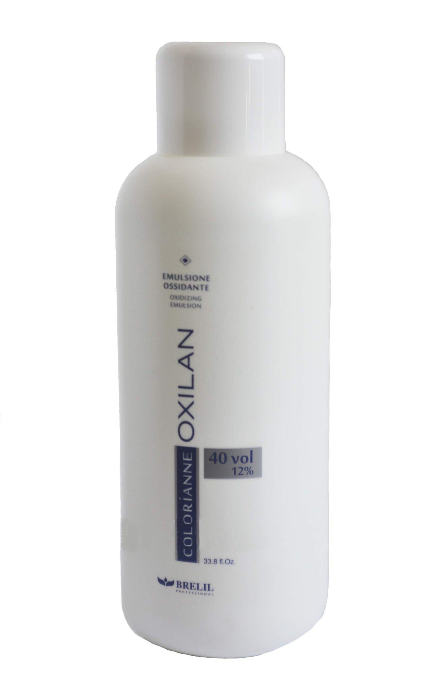 Brelil Colorianne Oxilan Oxidizing Emulsion Soft Perfumed Cream Developer, 1000 ml./33.81 fl.oz. (40 vol. (12%))