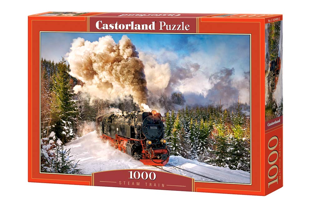 Castorland Puzzle 1000 Pieces, Steam Train - С-103409