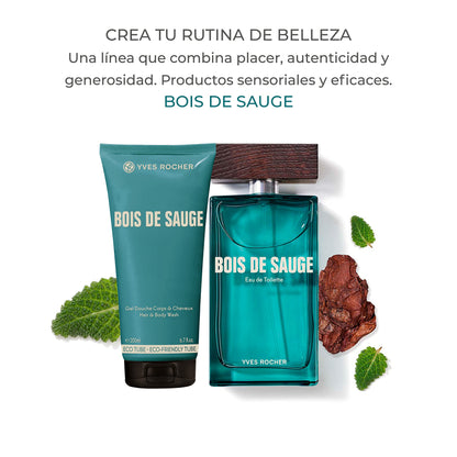Yves Rocher Eau de Toilette for Men - Bois de Sauge, 100 ml./3.3 fl.oz.