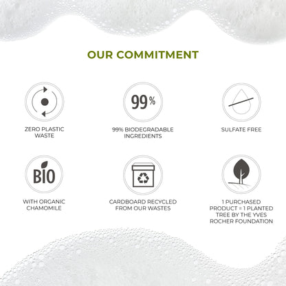 Yves Rocher Gentle Shampoo Bar ? Chamomile ? All Hair Types ? 60g ? 1 Ct