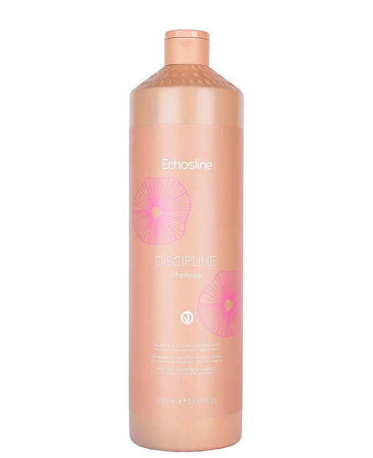 Echosline Discipline Vegan Leave-In Shampoo - Taming Formula for Unruly Hair - 1000 ml. / 33.8 fl.oz.