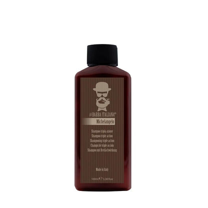 Barba Italiana Michelangelo Trivalent Shampoo for Men - Triple Action Formula