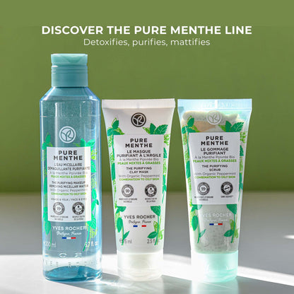 Yves Rocher Pure Menthe Purifying Makeup Removing Micellar Water, 200 ml./6.7 fl.oz.