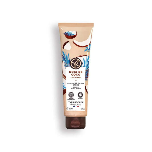 Yves Rocher Botanical Coconut Body Scrub Exfoliating Cream for Smooth, Purified Skin - 150 ml./5 fl.oz.