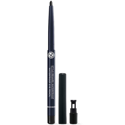 Yves Rocher Waterproof Eye Contour Pencil 01. BLACK - Long-Lasting, Smudge-Proof, Intense Color, Precise Application, Waterproof Formula, Eye Makeup, Lash Line Definition, Smoky Eye Look