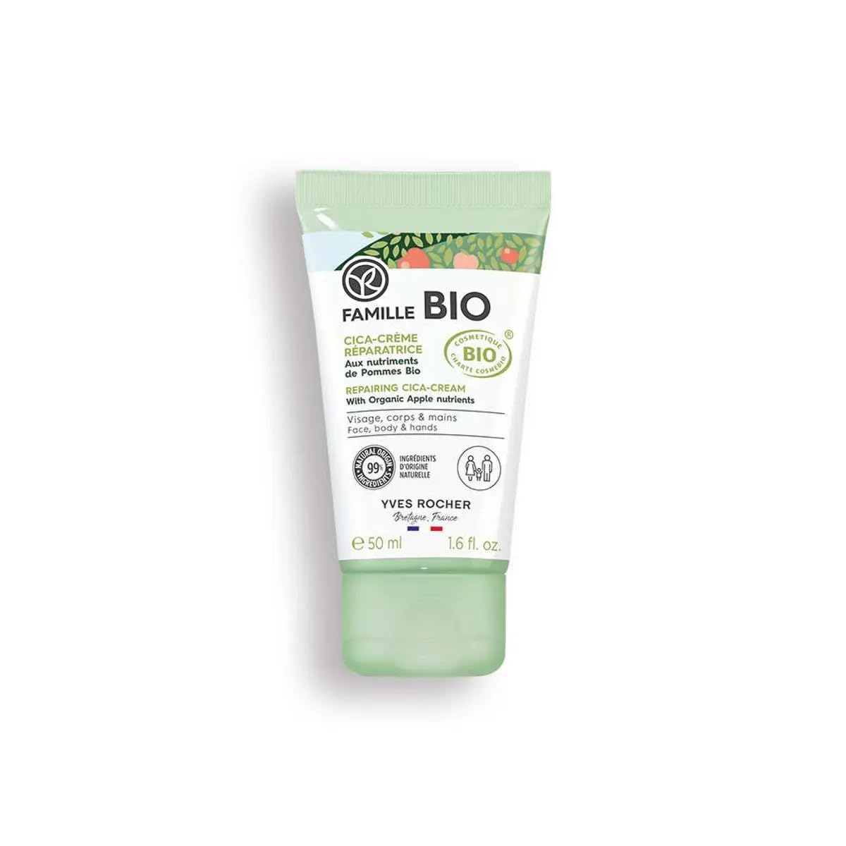 Yves Rocher Revitalizing Cream – Deeply Nourishing Face, Body & Hand Moisturizer – Organic Natural Care for the Whole Family – Soothing & Restorative Skincare – 50ml / 1.7 flOz