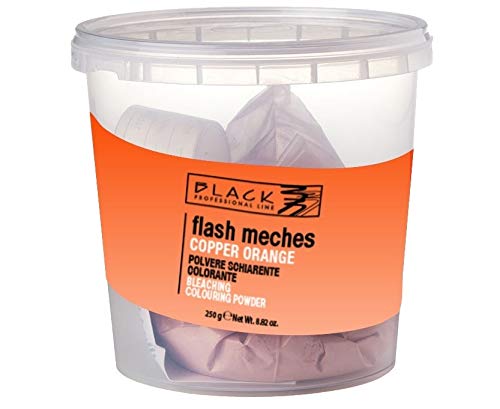 Black Professional Line Flash Meches - Tinting Bleaching Powder, 250 g.
