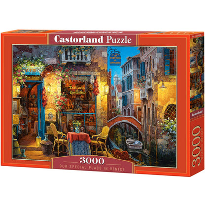 Jigsaw Puzzles for Adults - 3000 Piece Puzzles - Our Special Place in Venice - Difficult Family Puzzles - City Puzzle - Europe Puzzle - Puzzle Art - Painting Puzzle