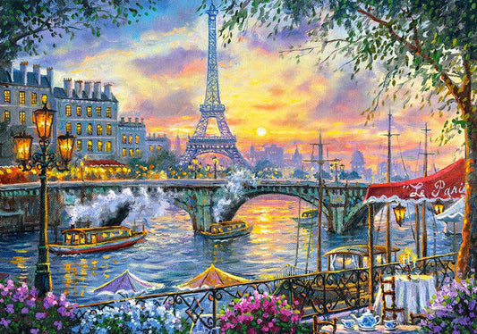 Castorland Puzzle 500 Pieces, Tea Time in Paris - В-53018