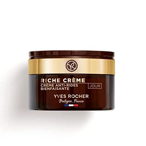 Yves Rocher Comforting Anti-Wrinkle Riche Crème Day | Face Cream to Soften & Smooth Skin 1.7 fl oz
