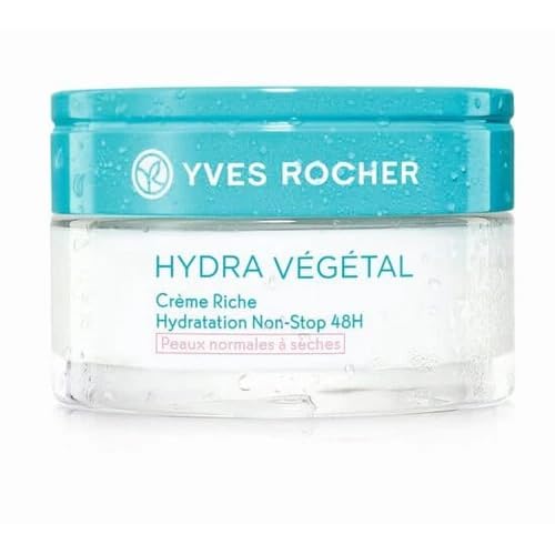 Yves Rocher Hydra Vegetal 48H Non-Stop Moisturizing Rich Cream Women Normal to Dry Skin - 50 ml./1.7 fl.oz.