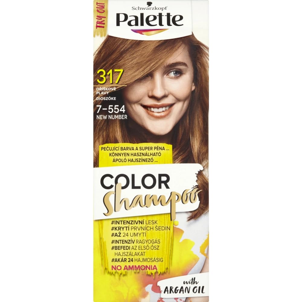 Palette Color Shampoo, 70 ml./2.3 fl.oz. (317 - Nut Blond)