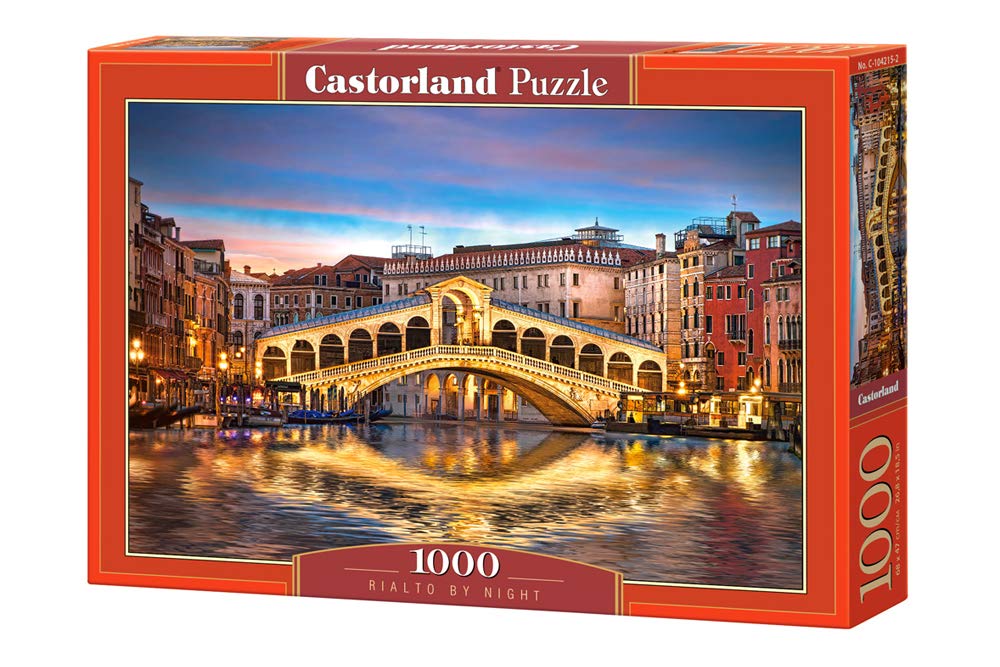 Castorland Puzzle 1000 Pieces, Rialto by Night - С-104215