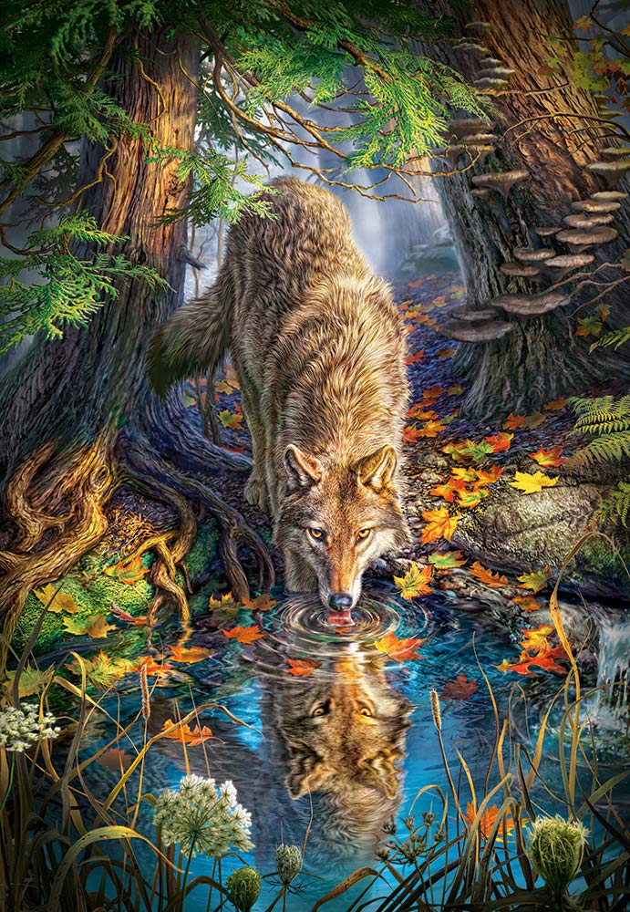 Castorland Puzzle 1500 Pieces, Wolf in The Wild - С-151707